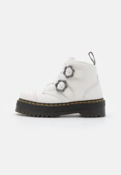 Dr. Martens Devon Flwr - Bottines À Plateau - White Milled 9 Dr. Martens Devon Flwr - Bottines À Plateau - White Milled -Dr. Martens Soldes Boutique 033775a6c9cd4e20a53088829543fc51