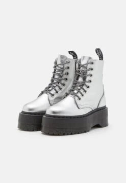 Dr. Martens Jadon Max - Bottines À Plateau - Silver Metallic -Dr. Martens Soldes Boutique 0573e05b5f514930ac4bd60e4c79f1cc