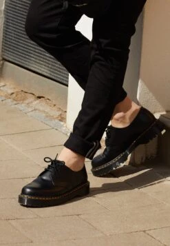 Dr. Martens 1461 Bex Unisex - Chaussures À Lacets - Black Smooth -Dr. Martens Soldes Boutique 06156bc95e61464c84d0c27054998d8c