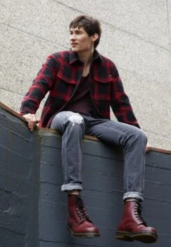 Dr. Martens 1460 Boot - Bottines À Lacets - Cherry Red Rouge 12 Dr. Martens 1460 Boot - Bottines À Lacets - Cherry Red Rouge -Dr. Martens Soldes Boutique 064cbc683c9945a599d8084d0e326ed1