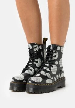 Dr. Martens Jadon - Bottines À Lacets - Black/White