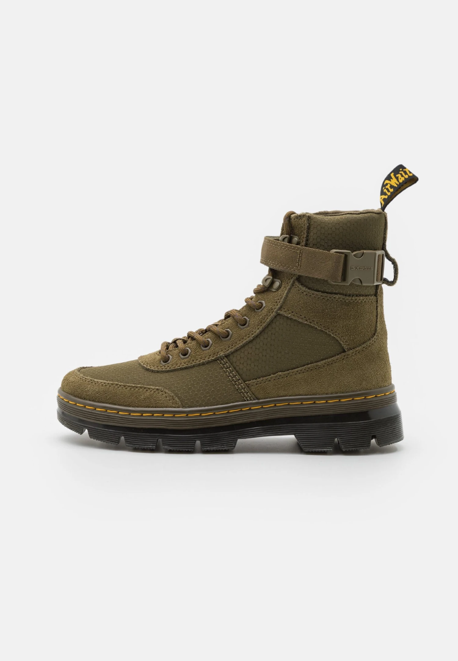Dr. Martens Combs Tech Unisex - Bottines À Lacets - Olive 3 Dr. Martens Combs Tech Unisex - Bottines À Lacets - Olive