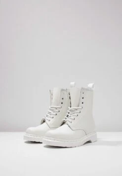 Dr. Martens 1460 Mono Boot - Bottines À Lacets - White -Dr. Martens Soldes Boutique 17f953edb59042478116cdccd299ee1e
