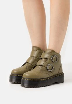 Dr. Martens Devon - Bottines À Plateau - Khaki Green