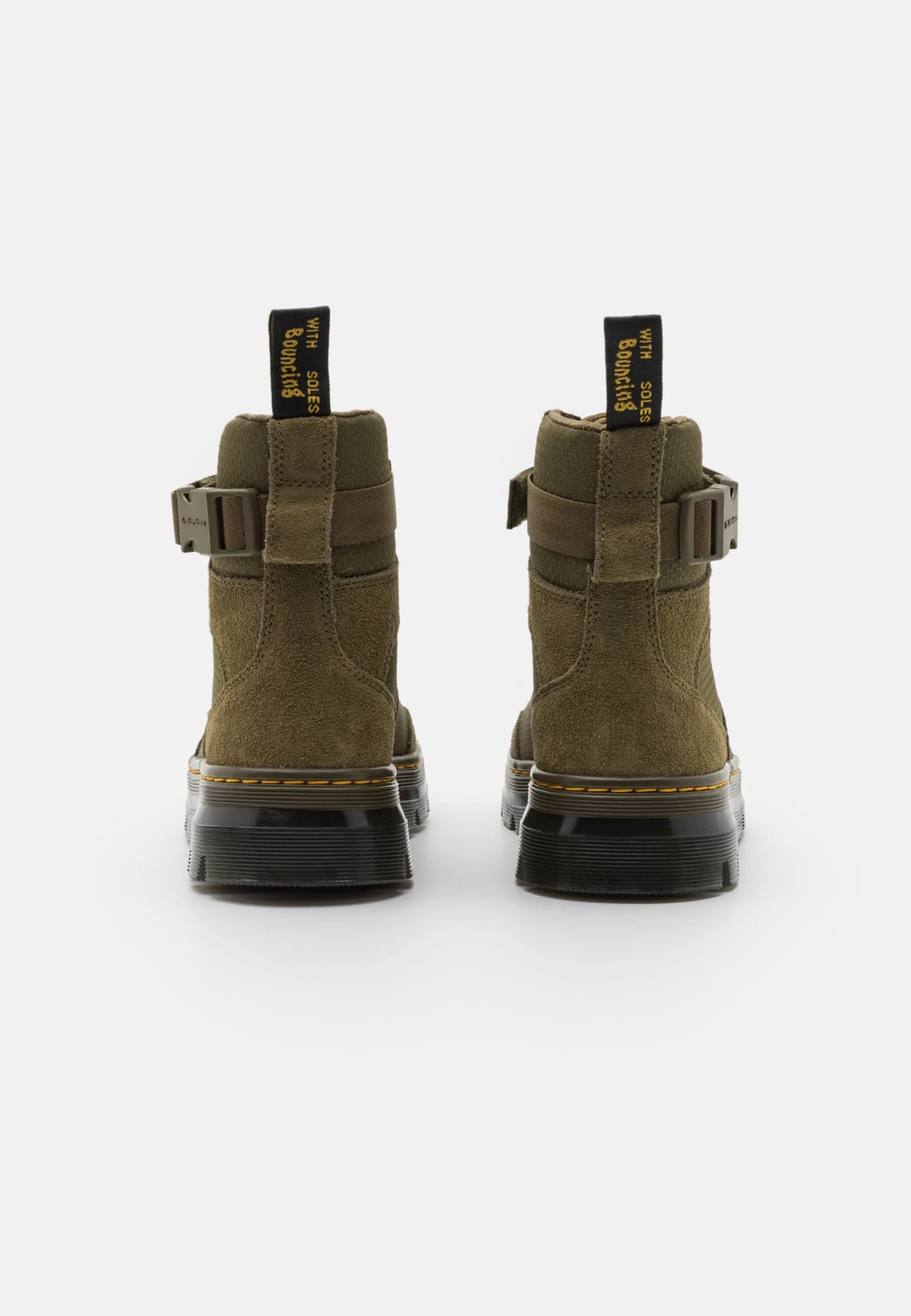 Dr. Martens Combs Tech Unisex - Bottines À Lacets - Olive 5 Dr. Martens Combs Tech Unisex - Bottines À Lacets - Olive – Image 3