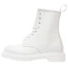 Dr. Martens 1460 Mono Boot - Bottines À Lacets - White