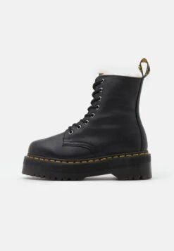 Dr. Martens Jadon Faux Fur Lined - Bottines À Plateau - Black Pisa -Dr. Martens Soldes Boutique 37aab6f37fd0464a988da057eb4f4245