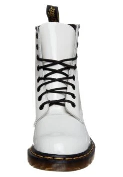 Dr. Martens Original "1460 Black Paytent" - Bottines À Lacets - White Patent -Dr. Martens Soldes Boutique 3d73ecce823544e48b44d5c7875c6a32