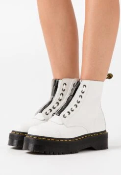 Dr. Martens Sinclair - Bottines À Plateau - White Aunt Sally