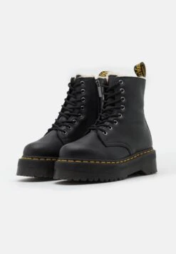 Dr. Martens Jadon Faux Fur Lined - Bottines À Plateau - Black Pisa -Dr. Martens Soldes Boutique 43f322eeed8c475ab493add4d3d5a52b