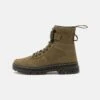 Dr. Martens Combs Tech Unisex - Bottines À Plateau - Olive