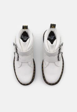Dr. Martens Devon Heart - Bottines À Plateau - White Aunt Sally -Dr. Martens Soldes Boutique 59aa1b37265149918618874df9433137