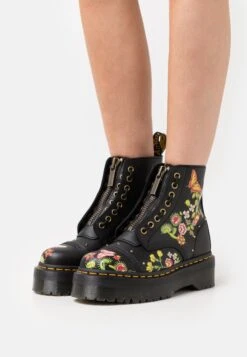 Dr. Martens Sinclair Bloom - Bottines À Lacets - Black Backhand