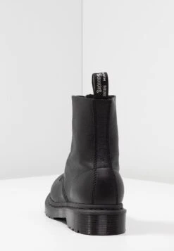 Dr. Martens 1460 Pascal Mono 8 Eye Boot - Bottines À Lacets - Black Virginia -Dr. Martens Soldes Boutique 700c02645bdf426199bbfb9ee111c570