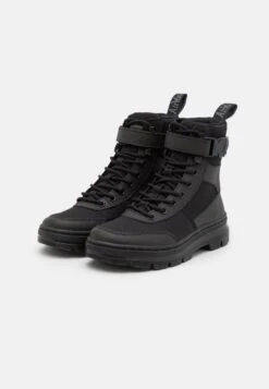 Dr. Martens Combs Tech -8 Eye Boot Unisex - Bottines À Lacets - Black -Dr. Martens Soldes Boutique 70fcffaeeaae427da1cb1208568eef13