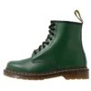 Dr. Martens 1460 Boot - Bottines À Lacets - Green Smooth -Dr. Martens Soldes Boutique 719b97f80db340349c465c4f580057ab