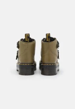 Dr. Martens Devon - Bottines À Plateau - Khaki Green -Dr. Martens Soldes Boutique 728fdc06b5cc44728b6b00ea689fc74e