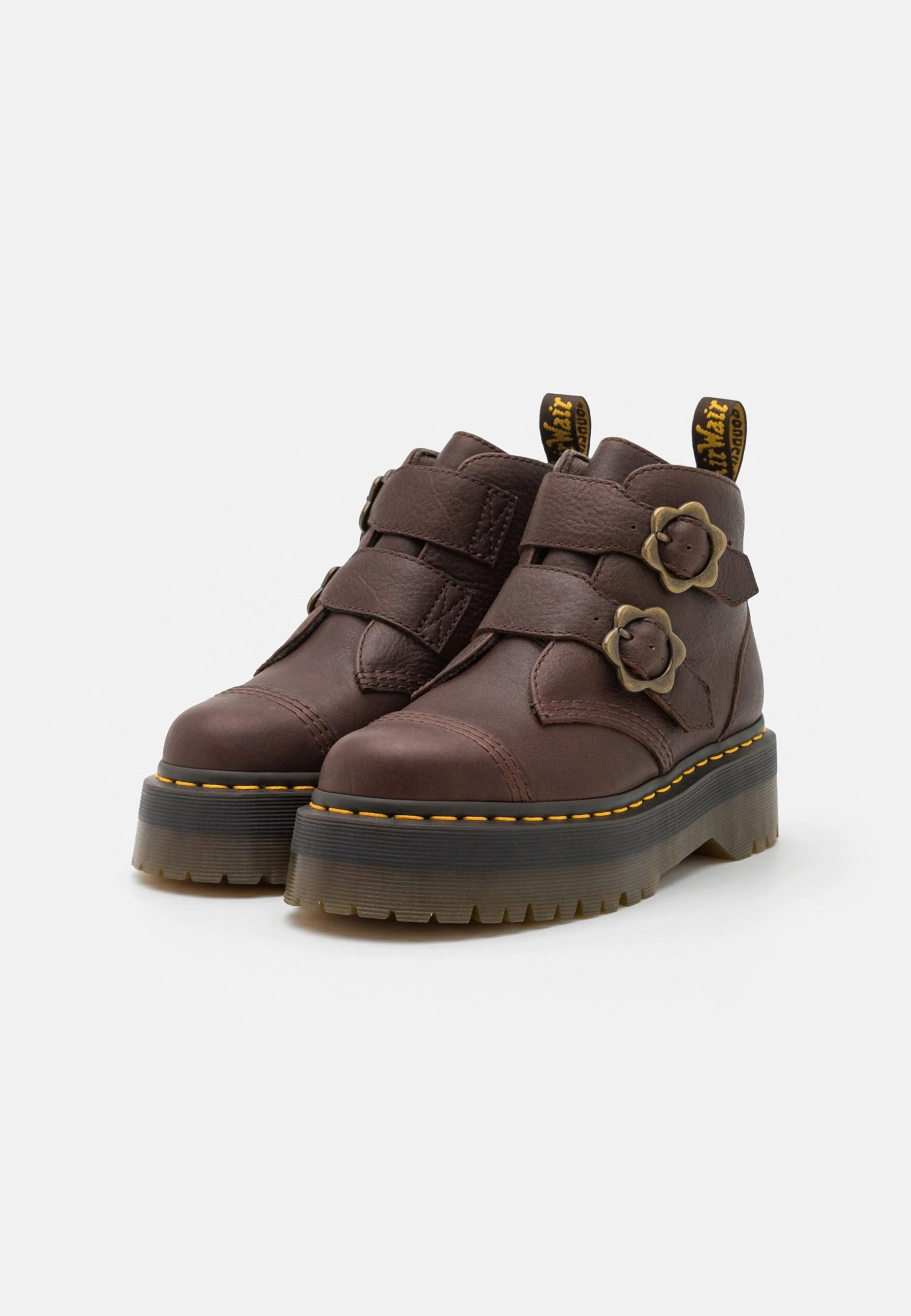 Dr. Martens Devon Flwr - Bottines À Plateau - Dark Brown 5 Dr. Martens Devon Flwr - Bottines À Plateau - Dark Brown – Image 3