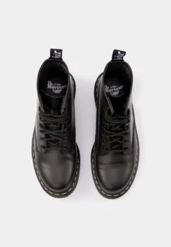 Dr. Martens 1460 Boot - Bottines À Lacets - Black/White -Dr. Martens Soldes Boutique 7dc3423ff6d84fbd938a9e232fdf04ef