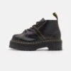 Dr. Martens Church Quad Unisex - Boots À Talons - Black Vintage Smooth -Dr. Martens Soldes Boutique 938b9f6e09e44f969f3dc9443545d0d0