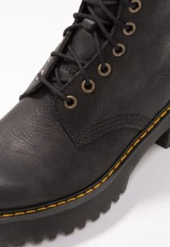 Dr. Martens Shriver Hi 8 Eye Boot - Bottines À Plateau - Black -Dr. Martens Soldes Boutique aba0736d27644a8fa87720f438923e0e
