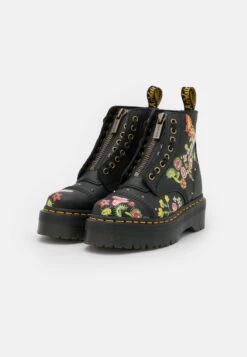 Dr. Martens Sinclair Bloom - Bottines À Lacets - Black Backhand -Dr. Martens Soldes Boutique b0384bb07ae54d5689b05c9a717d9bf0