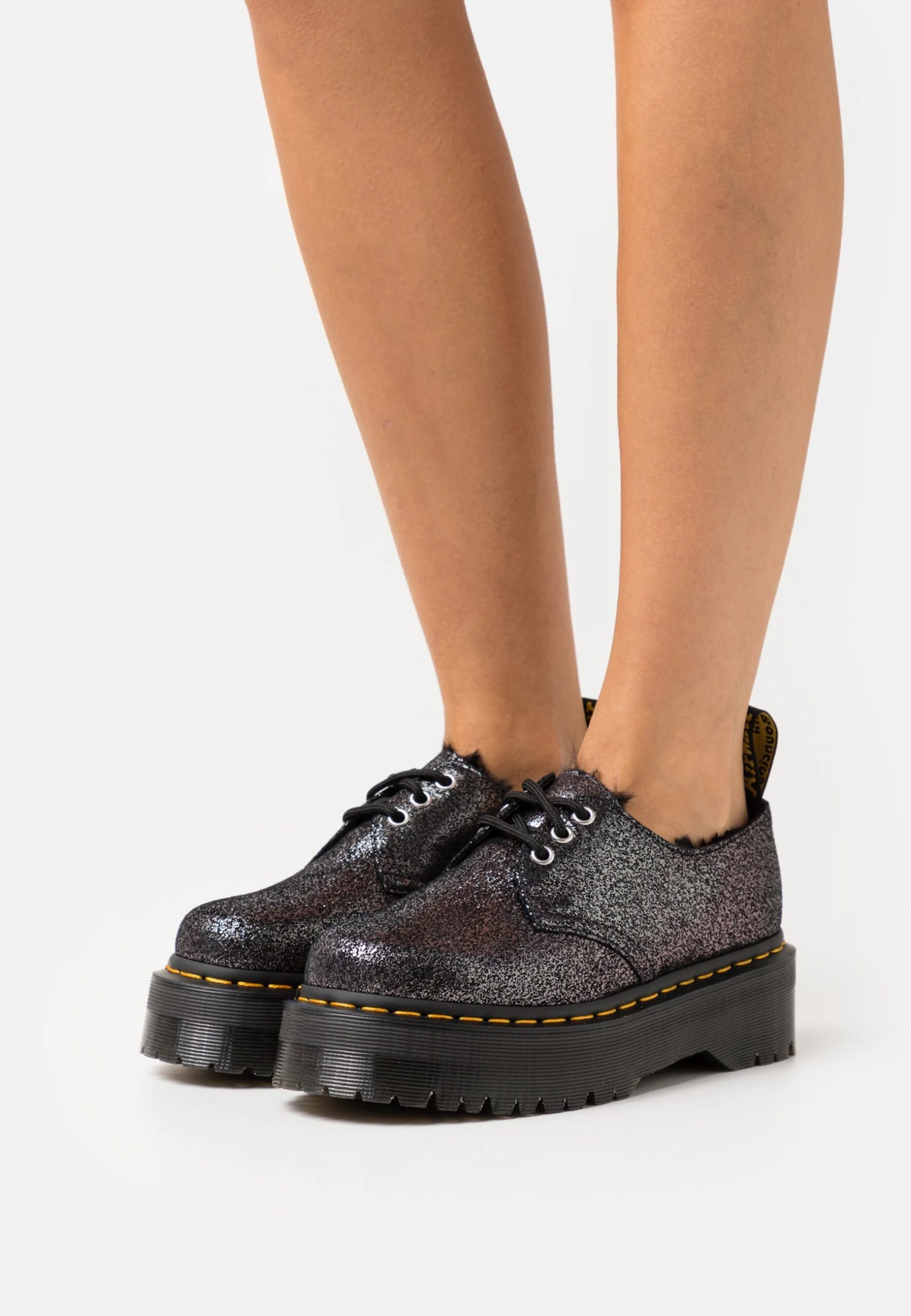 Dr. Martens 1461 Quad - Derbies - Black/Silver Distressed Metallic 3 Dr. Martens 1461 Quad - Derbies - Black/Silver Distressed Metallic