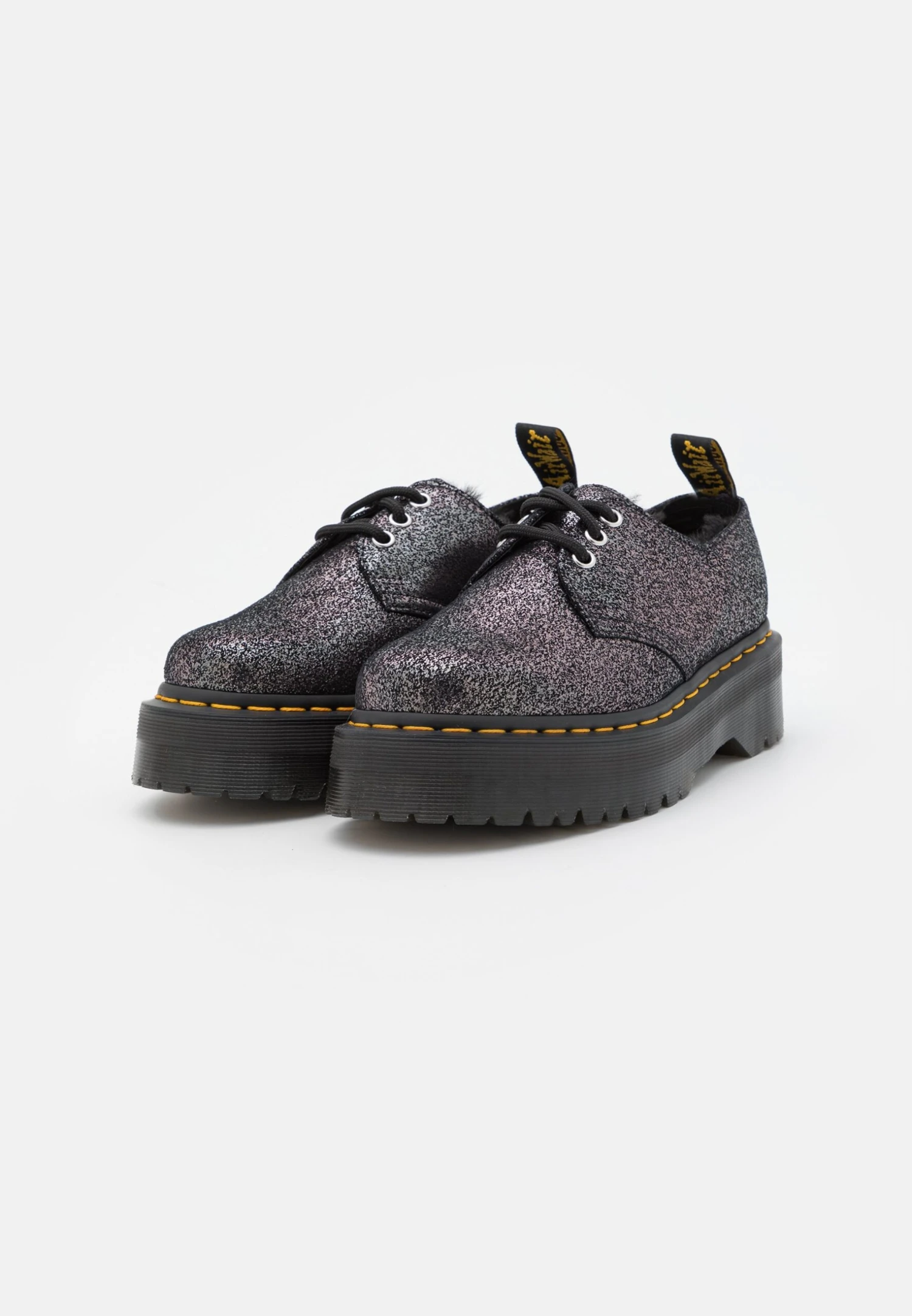 Dr. Martens 1461 Quad - Derbies - Black/Silver Distressed Metallic 5 Dr. Martens 1461 Quad - Derbies - Black/Silver Distressed Metallic – Image 3