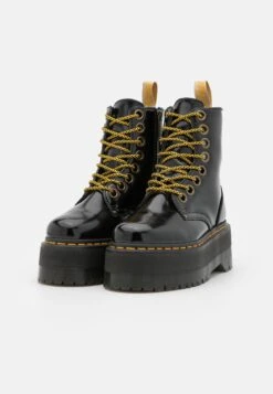 Dr. Martens Vegan Jadon Max - Bottines À Plateau - Black Oxford -Dr. Martens Soldes Boutique caf529a991044ba3884d43addc152469