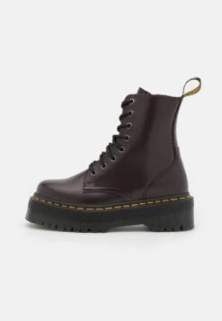 Dr. Martens Jadon - Bottines À Plateau - Burgundy -Dr. Martens Soldes Boutique d039a83684a14291966407232aae8016