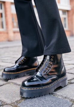 Dr. Martens Vegan Sinclair - Bottines À Plateau - Black Oxford