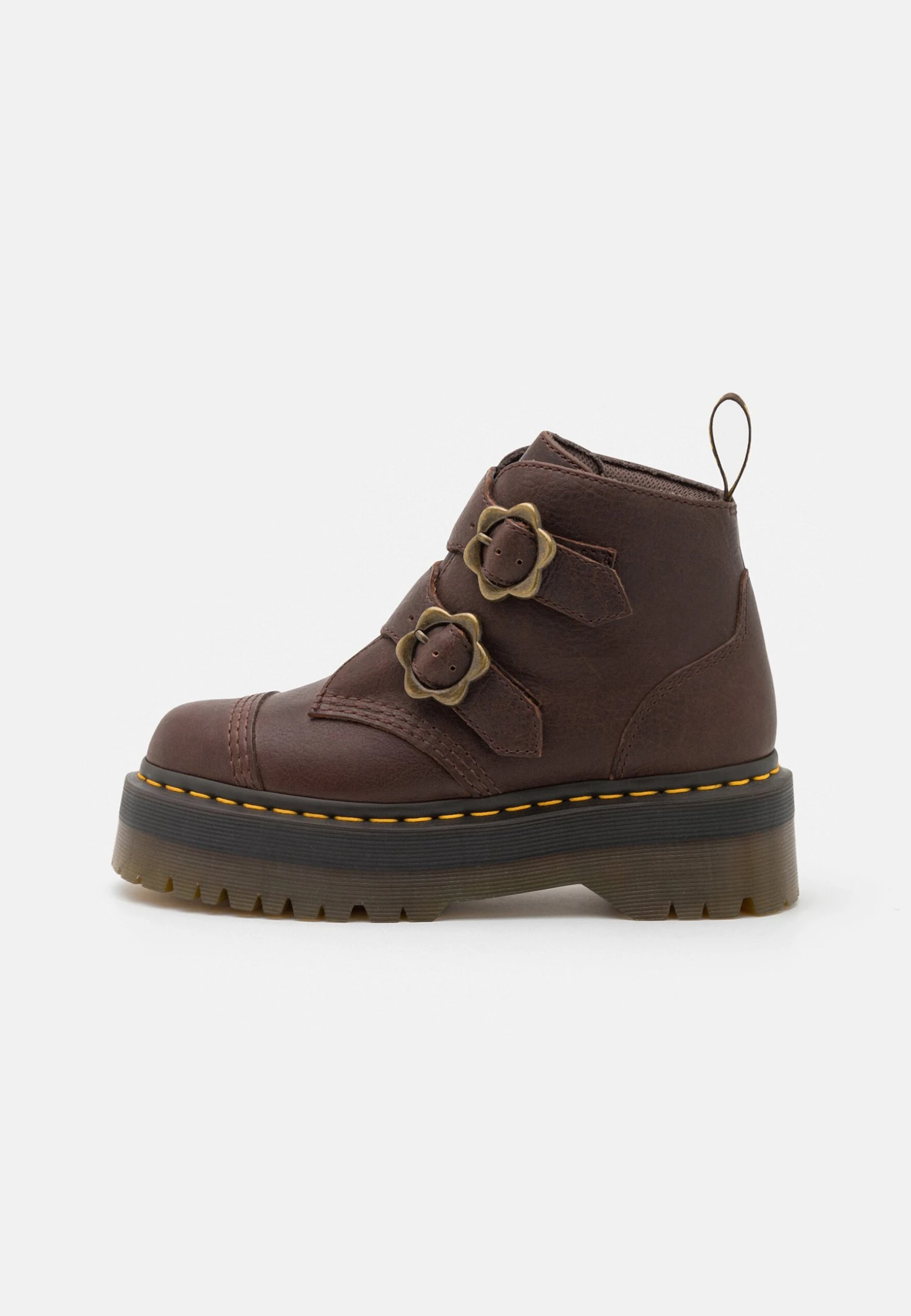 Dr. Martens Devon Flwr - Bottines À Plateau - Dark Brown 4 Dr. Martens Devon Flwr - Bottines À Plateau - Dark Brown – Image 2
