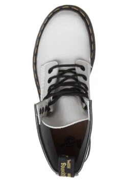 Dr. Martens Original "1460 Black Paytent" - Bottines À Lacets - White Patent -Dr. Martens Soldes Boutique ebb293dc640549b9a66b19828715759d